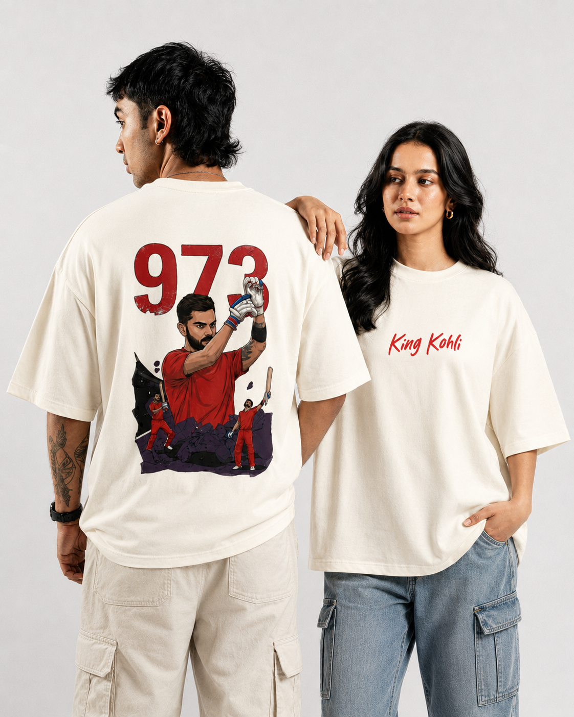 By the fans